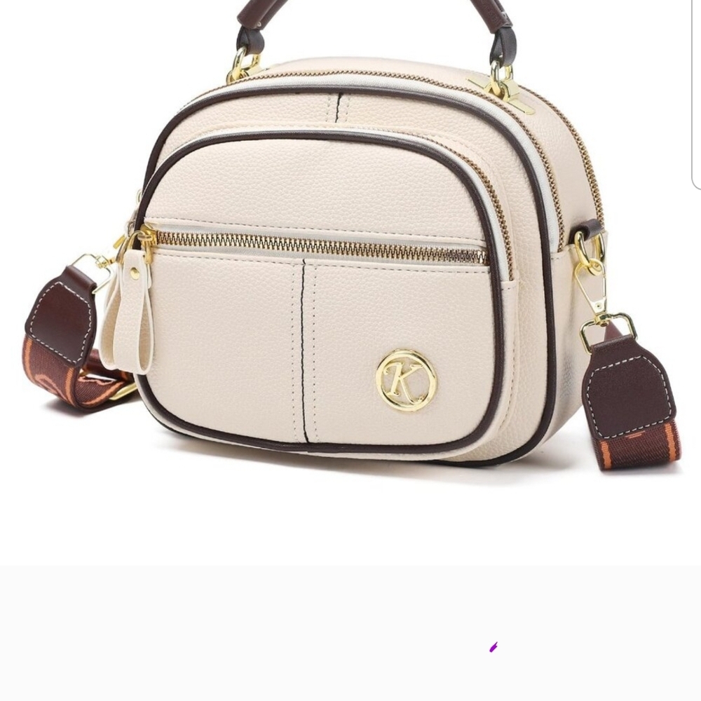 MHX Cream and Brown Women's Bag/ Crossbody